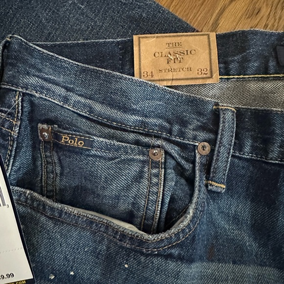 NWT Polo Ralph Lauren Jeans 34x32 - Picture 4 of 5
